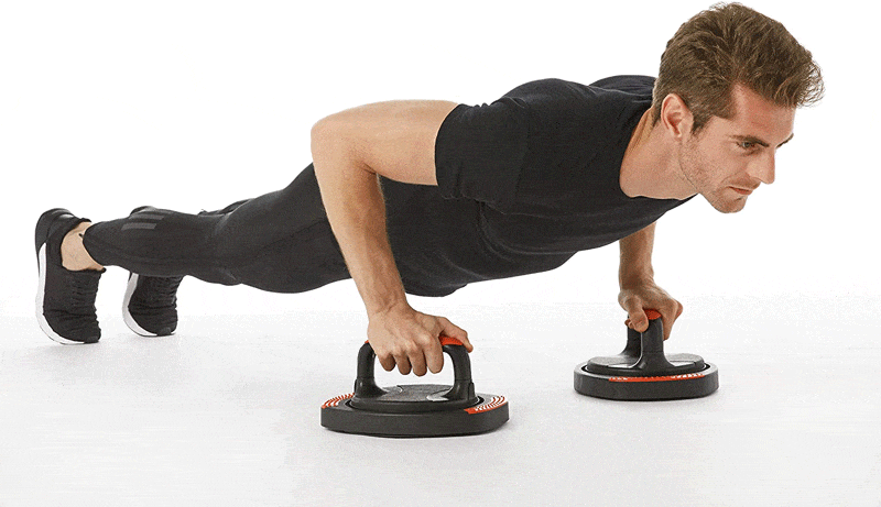 AmazonBasicsPush-Up Handles with Rotating Base