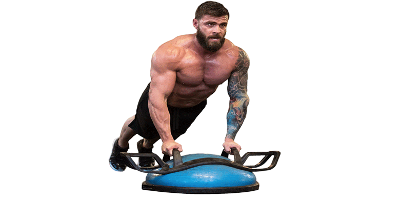 HELM Helmfit The Core Fitness Strength Training System - Multi Grip Push-Up and Plank Device