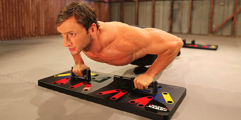Power Press Push-Up ~ Color-Coded Push-Up Board System