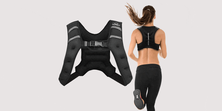 Aduro Sport Weighted Vest Workout Equipment, 4lbs/6lbs/12lbs/20lbs/25lbs Body Weight Vest for Men, Women, Kids