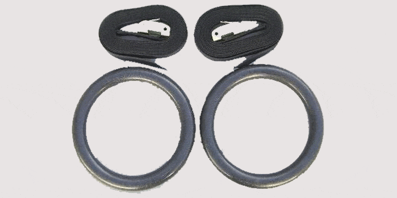 Black Mountain Products 1200lbs Rated Multi-Use Exercise Gymnastics Rings