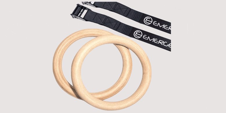 Emerge Wooden Olympic Gymnastic Rings