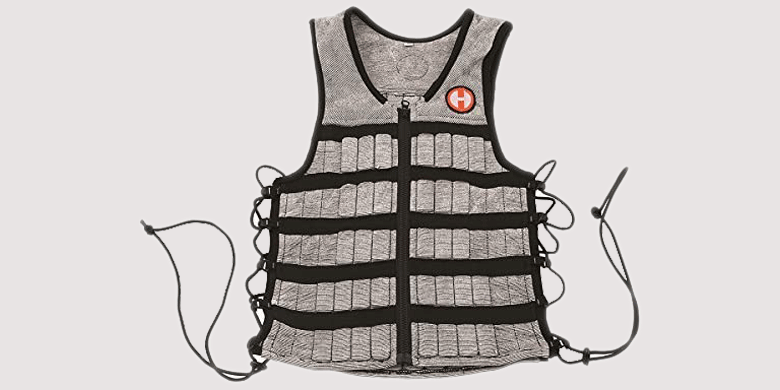 Hyperwear Hyper Vest PRO Unisex 10-Pound Adjustable Weighted Vest for Fitness Workouts
