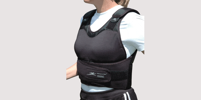 Ironwear Women’s Vest (Adjustable Height) Contoured 1 to 21 Lb. Weighted Vest Supplied at 21lbs