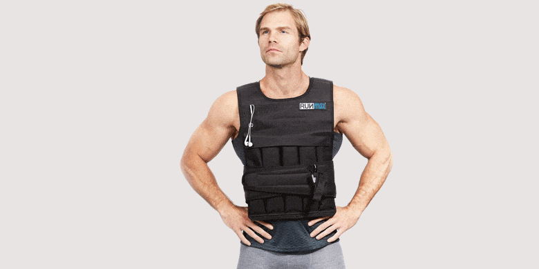 RUNmax Pro Weighted Vest 12lbs/ 20lbs/ 40lbs/ 50lbs/ 60lbs with Shoulder Pads Option